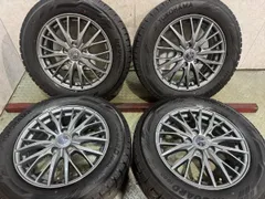 タイヤ走行短め【YK iG60 215/60R16】スタッドレス【Weds RAVRION RM01 16インチ 6.5J5HPCD114.3+53】23年製 ヴェゼル エスティマ等 MTQ715のサムネイル