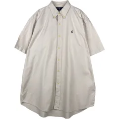 古着 ラルフローレン Ralph Lauren BLAKE 半袖 ボタンダウンシャツ メンズL相当/eaa641640
