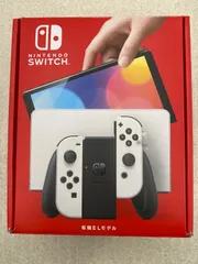 ◆Nintendo Switch 有機ELモデル Joy－Con（L）／（R） ホワイト　0013417360　ジャンク