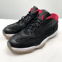【中古】NIKE AIR JORDAN 11 Low IE Bred 26.5cm 919712-023 ブラック レッド スニーカー ナイキ エアジョーダン11[17]