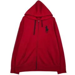 古着 ラルフローレン Ralph Lauren POLO by Ralph Lauren ビックポニー スウェットフルジップパーカー メンズXL相当/eaa631070