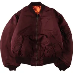 古着 80~90年代 民間品 アルファ ALPHA MA-1タイプ 中綿入り ミリタリー フライトジャケット USA製 メンズXL相当 ヴィンテージ/eaa636611