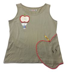 【OLLEBOREBLA】半袖Tシャツ/ぶたちゃん/ビーズ★アルベロベロ※難あり OLLEBOREBLA（オレボレブラ） 良品 OLLEBOREBLA ALBEROBELLO