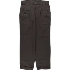 古着 ドッカーズ DOCKERS チェック柄 ツータック スラックスパンツ メンズw34相当/eaa634013