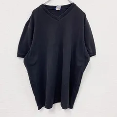 00s　OLD NAVY　オールドネイビー　半袖Tシャツ　リブ編み　ヴィンテージ　黒　ブラック　2XLサイズ　古着【値引き交渉OK！】