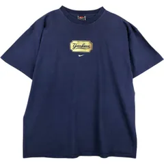 古着 ~00年代 ナイキ NIKE TEAM MLB NEW YORK YANKEES ニューヨークヤンキース スポーツプリントTシャツ メンズXL相当/eaa638790