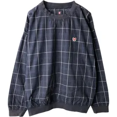 古着 ラルフローレン Ralph Lauren CHAPS チャップス チェック柄 ウォームアッププルオーバー メンズL相当/eaa634414のサムネイル