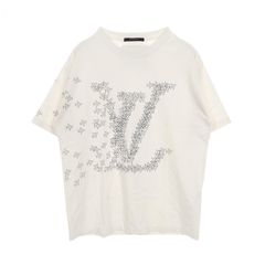 ルイヴィトン メンズ Tシャツ プレーン 飛行機 Mサイズ クリーニング済 