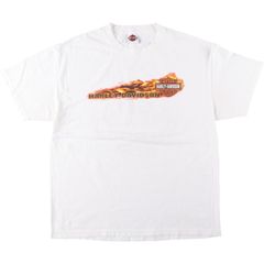 古着 ハーレーダビッドソン Harley-Davidson ファイヤーパターン モーターサイクル バイクTシャツ メンズXL相当/eaa638466