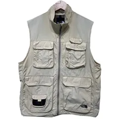 【中古】　THE NORTH FACE　ベスト　レイヤード　ハイネック　フルジップ　フロントポケット　ワンポイント　ブランドロゴ　刺しゅう　アウトドア　古着　/1151
