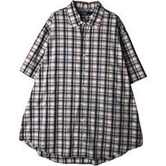 古着 ラルフローレン Ralph Lauren POLO by Ralph Lauren 半袖 コットン チェックシャツ メンズXXL相当/eaa640691