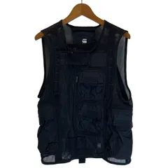 【中古】　G-STAR RAW　ベスト　レイヤード　メッシュ　フルジップ　マルチポケット　古着　/1582のサムネイル