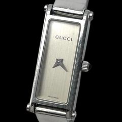 新品電池 稼働品 GUCCI グッチ レディース腕時計 1500L スクエア型