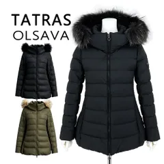 TATRAS タトラス ダウンジャケット オルサバ OLSAVA レディース ラクーンファー フード付き ダウンコート 大きいサイズあり 2025-26年秋冬 新作 LJXA0024013588