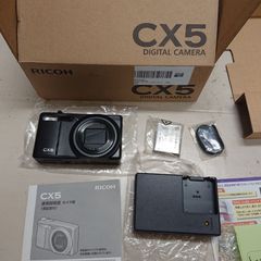 RICOH CX5 ブラック 動作品 充電器、説明書付 美品 高倍率ズーム