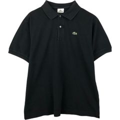 LACOSTE ラコステ 半袖ポロシャツ ブラック 3 - メルカリ