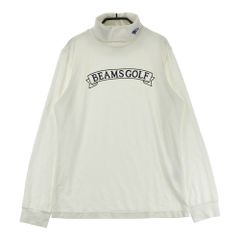 ビームスゴルフ オレンジレーベル タートルネック シャツ L ホワイト