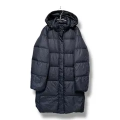 UNIQLO ユニクロ プレミアムダウンコート ロングダウン アウター 防寒 フード取り外し可能 長袖 ロングコート レディース サイズM ネイビー 冬 ゴーゴー古着久喜倉庫店 8 No.K1945