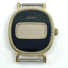 動作未確認　SEIKO　セイコー　B337-4000　レディース　デジタル　腕時計　ブラック×ゴールドのサムネイル