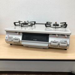 0428-172 リンナイ　ガスコンロ 0428-04☆美品☆リンナイ☆ガスコンロ☆2022年製☆都市ガス☆左強火