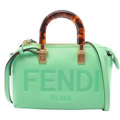 FENDI ROMA ショルダーバッグ ライムグリーン - メルカリ