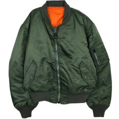 大きいサイズ USA製 アルファインダストリーズ MA-1 90s L - メルカリ