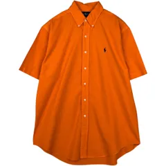 古着 ラルフローレン Ralph Lauren CLASSIC FIT 半袖 ボタンダウンシャツ メンズL相当/eaa638316