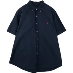 古着 ラルフローレン Ralph Lauren 半袖 ボタンダウンシャツ メンズXXL相当/eaa638311