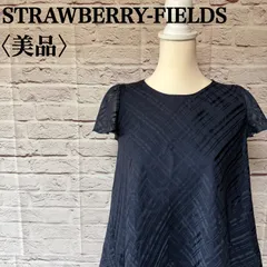 【STRAWBERRY-FIELDS】ストロベリー フィールズ トップス ブラウス シャドーチェック  MA-29のサムネイル