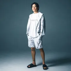 RESOUND CLOTHING (リサウンドクロージング)   RC32-C-001 ペイント ラッシュフーディ  RUSH OV ZIPUP HOODIE PAINT WHITE 大人気商品のサムネイル
