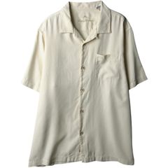 90s FLAX リネン シャツ L オープンカラー linen | Mercari
