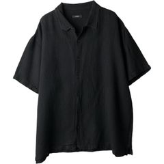 90s 香港製 DKNY オープンカラーリネンシャツ 
