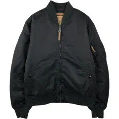 古着 民間品 アルファ ALPHA 中綿入り ミリタリー フライトジャケット メンズXL相当/eaa636597