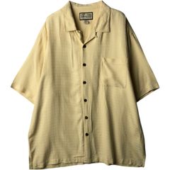 サノバチーズ/ストライプストライプオープンカラーシャツ/XL/ワイド