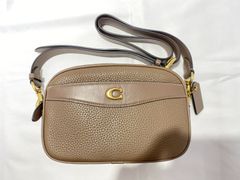 未使用保存袋付☆COACH ショルダーバッグ ターンロック カメラバック 
