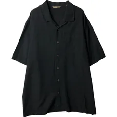 古着 Paradise Collection 半袖 オープンカラー シルクシャツ ボックスシャツ メンズXL相当/eaa639300