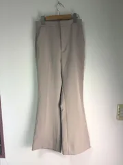 【GU】ストレッチフレアパンツ サイズM
