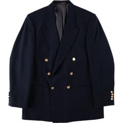 GOOVI ダブルブレストジャケット ブレザー 紺ブレ ネイビー サイズ2