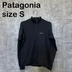 【T-1271】Patagonia パタゴニア USA製 ハーフジップ プルオーバー ブラック 黒 テック系 アウトドア アメカジ 雰囲気系のサムネイル