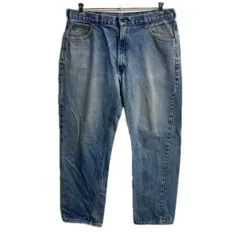 Carhartt デニムパンツ W40 ブルー カーハート ジップアップ ビッグサイズ コインポケット デニム ジーンズ 2605-258