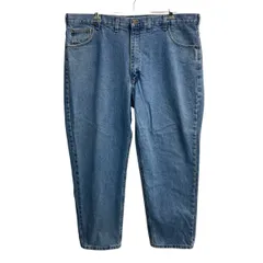 Carhartt デニムパンツ W42 ブルー カーハート ジップアップ ビッグサイズ コインポケット デニム ジーンズ 2605-267