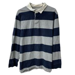 Ralph Lauren ラガーシャツ ボーダー navy 常田大希 M - メルカリ