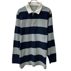Ralph Lauren ラガーシャツ ボーダー navy 常田大希 M - メルカリ