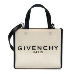 美品 ジバンシー デニム 2way ショルダー バーティカル G-tote 水色