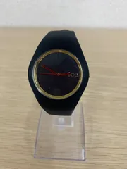 ！【不動品】ice watch アイスウォッチ 腕時計 ブラック 黒 シリコンバンド【時計1】【0.7】のサムネイル