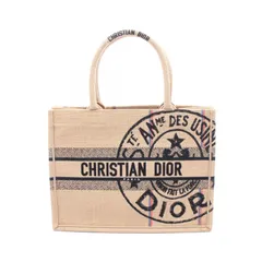 ディオール Dior トートバッグ BOOK TOTE ブックトート ミディアム ベージュ その他 ブックトート ミディアム レディース Used A
