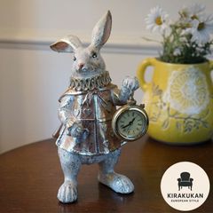 KROMER ドイツ うさき 置物 / リヤドロ フランス アンティーク 白磁 