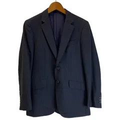 【中古】　Paul Smith　テーラードジャケット　ウールジャケット　シングルボタン　ストライプ　日本製　古着　/1584