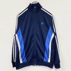 00s　adidas　アディダス　トラックジャケット/ジャージ　ヴィンテージ　紺　ネイビー　XLサイズ　古着【値引き交渉OK！】