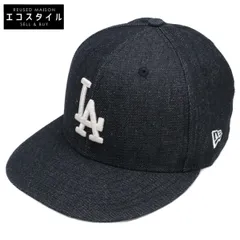 NEWERA　ニューエラ　【新品同様】ｘLos Angeles Dodgers デニムキャップ/　7 1/8